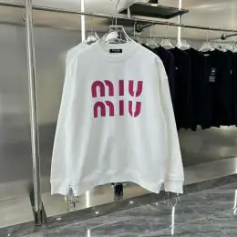 miu miu sweatshirt manches longues pour unisexe s_1244734